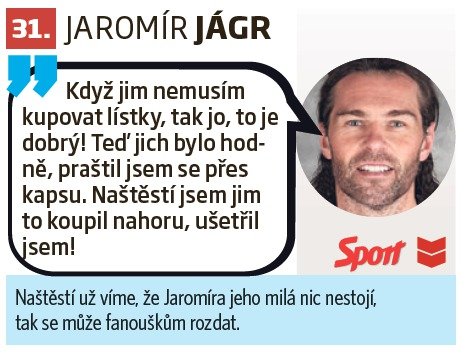 31. Jaromír Jágr
