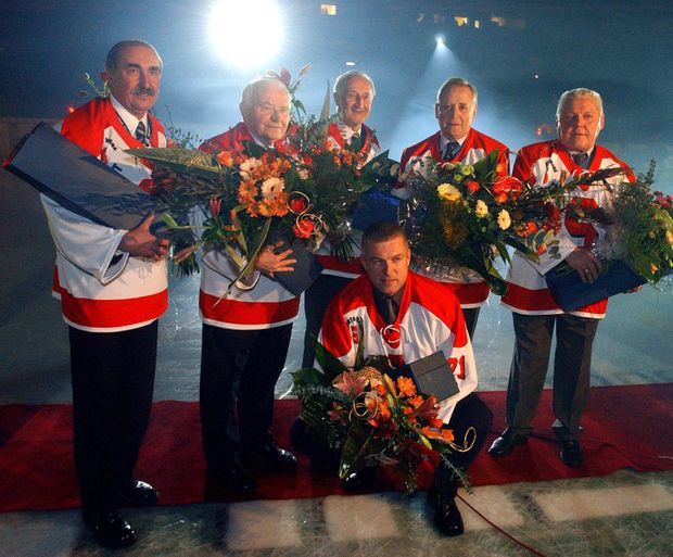 Holeček při slavnostním ceremoniálu Holeček při slavnostním ceremoniálu