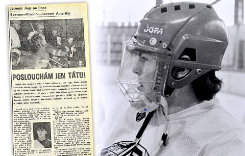 Přečtěte si první velký rozhovor s Jaromírem Jágrem v Československém Sportu, který vyšel na začátku roku 1990