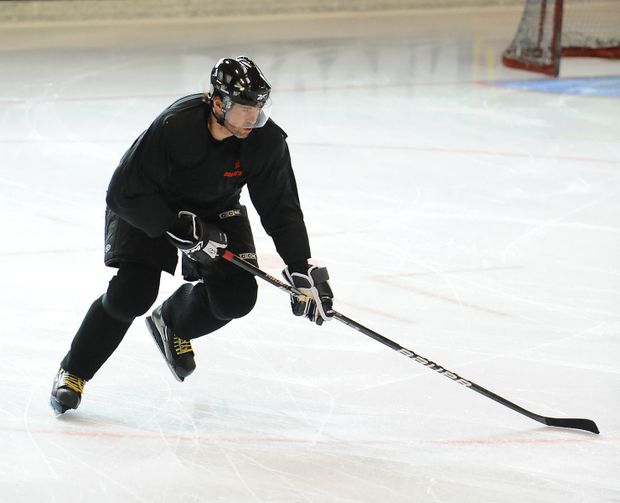 Bruslařský trénink v podání české hvězdy. Bruslařský trénink v podání české hvězdy.