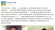 Jágrův příspěvek na facebooku, kde poprvé přiznal, že Veroniku miluje