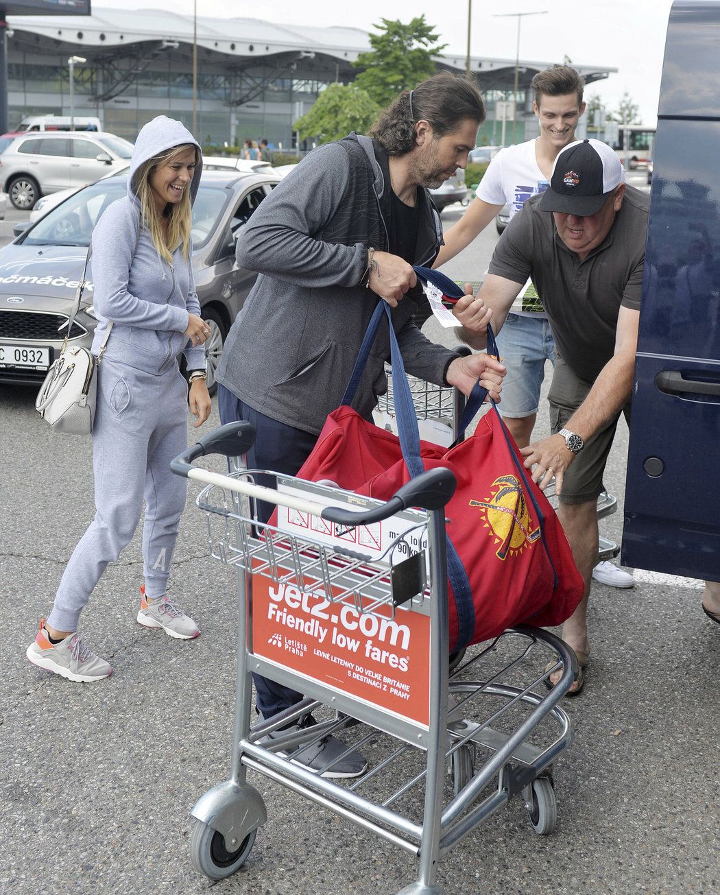 Jaromír Jágr si s sebou přivezl z Floridy i věci na trénování