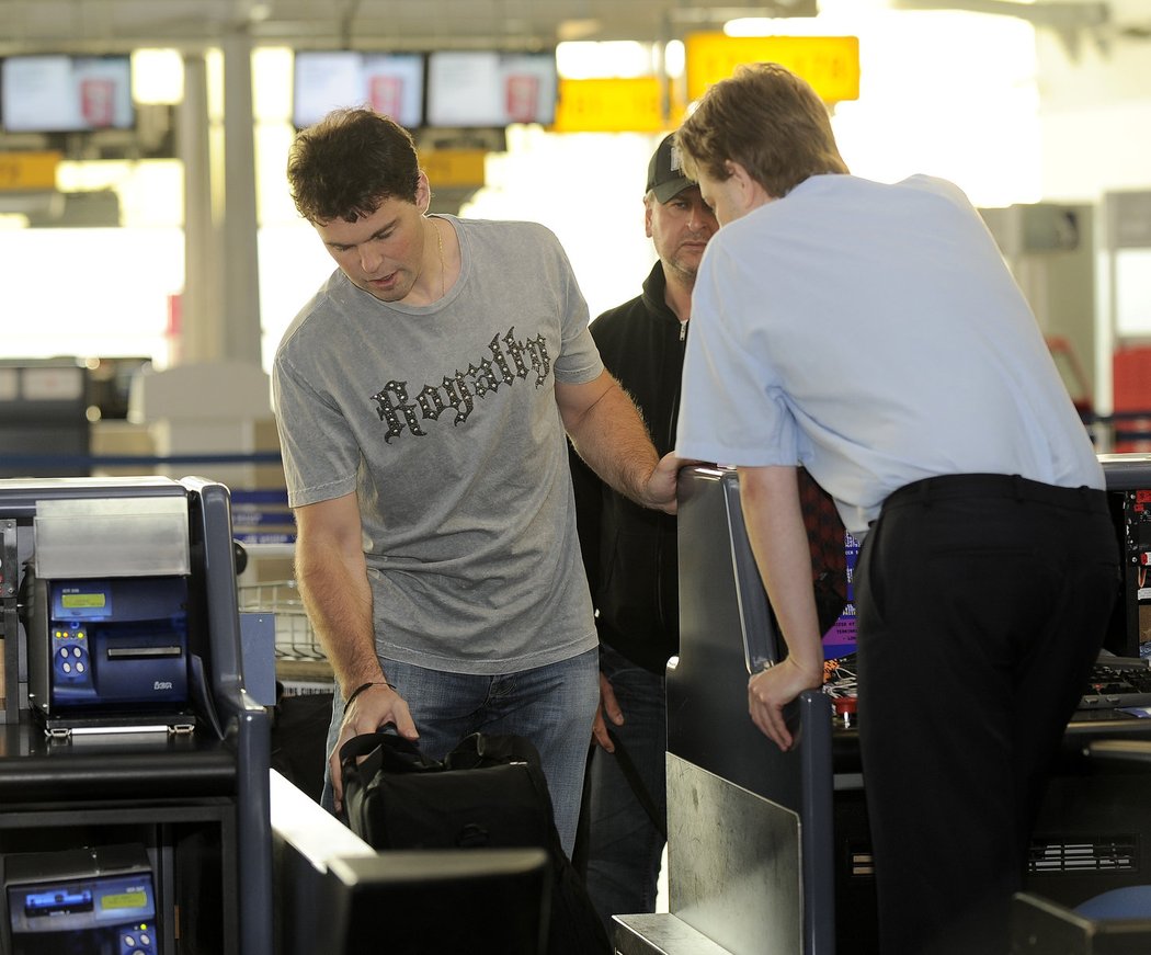 Jaromír Jágr před cestou do Philadelphie