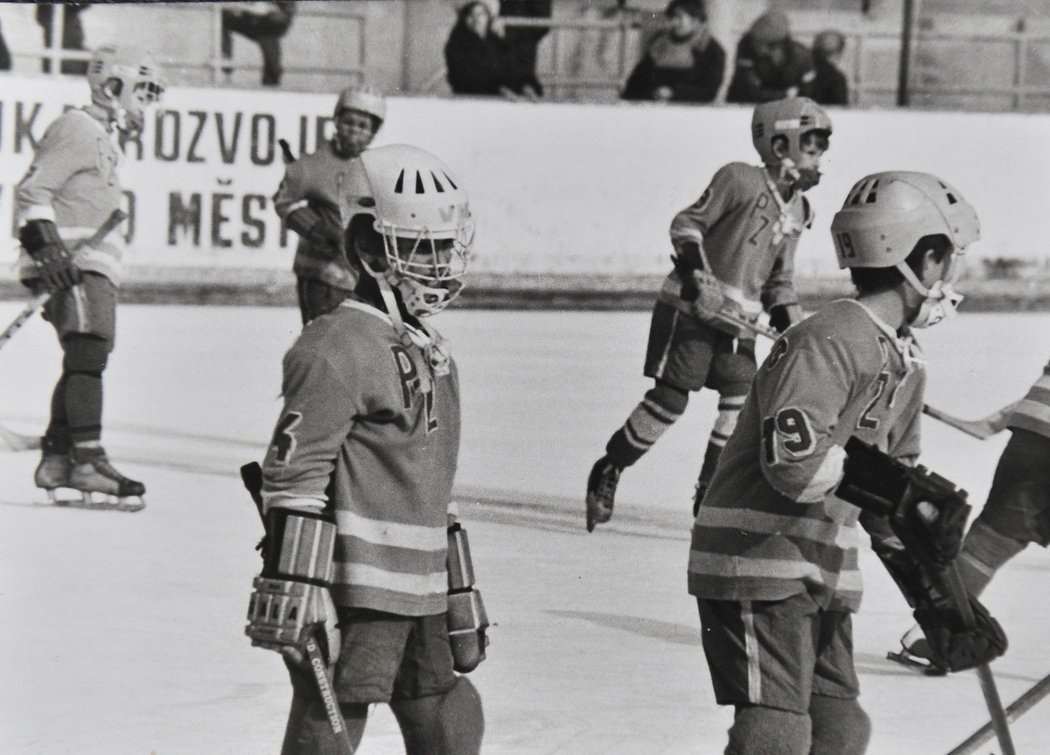 Jaromir Jagr as a kid.