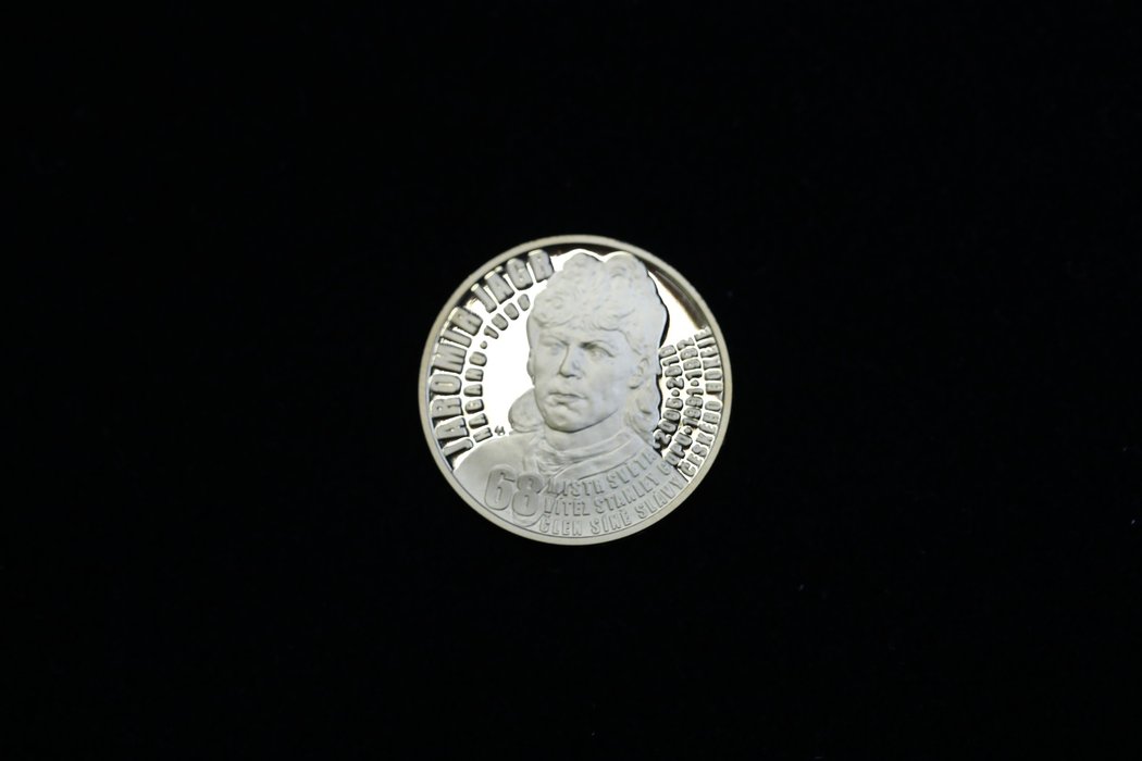Mince s podobiznou Jaromíra Jágra