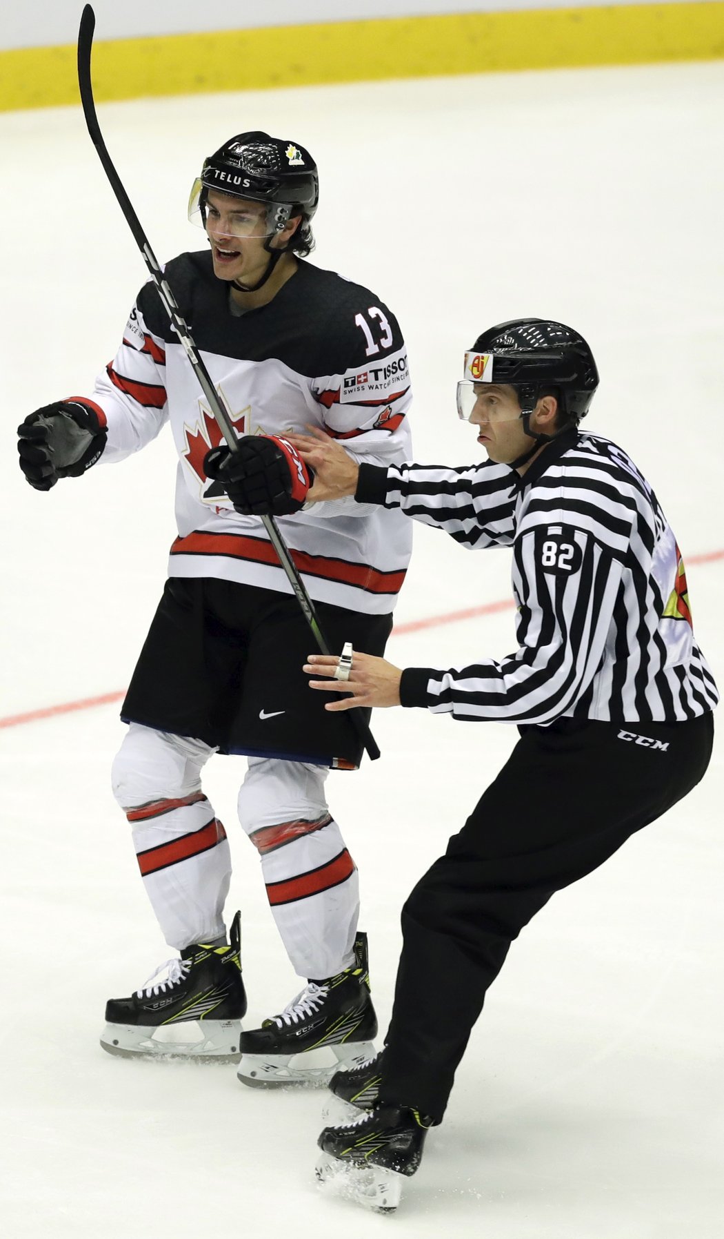 Anthony Beauvillier byl prvním úspěšným střelcem Kanady v zápase s Lotyšskem.