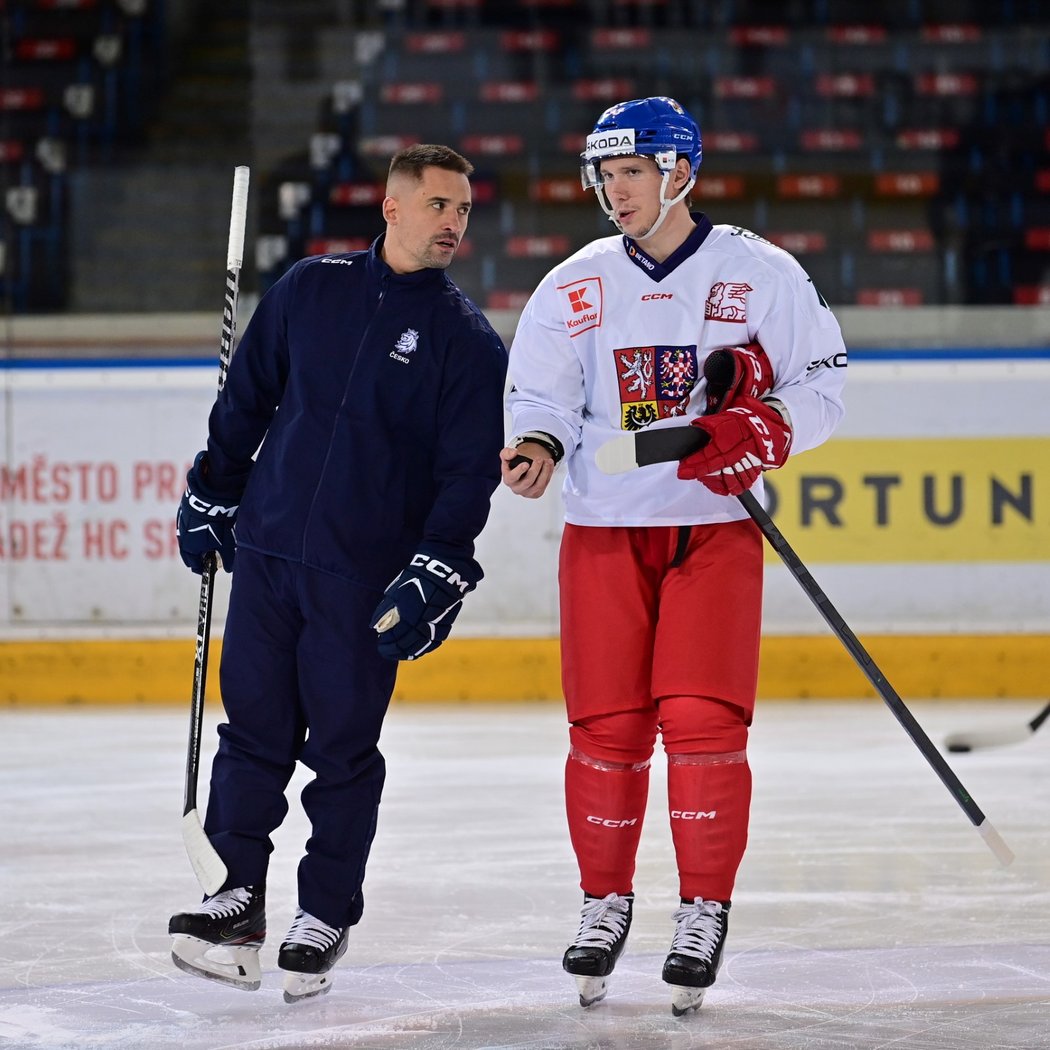 Tomáš Plekanec (vlevo) už cepuje českou reprezentaci