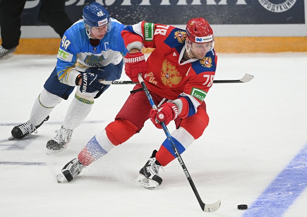 Hokejisté Kazachstánu se v prosinci střetli s Ruskem
