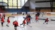 Děti v hokejové škole pod patronátem Jaromíra Jágra