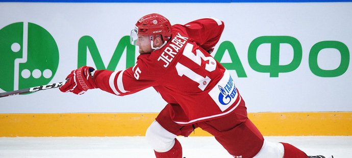Jakub Jeřábek se po dvou letech opět zapsal v Kontinentální hokejové lize mezi střelce.