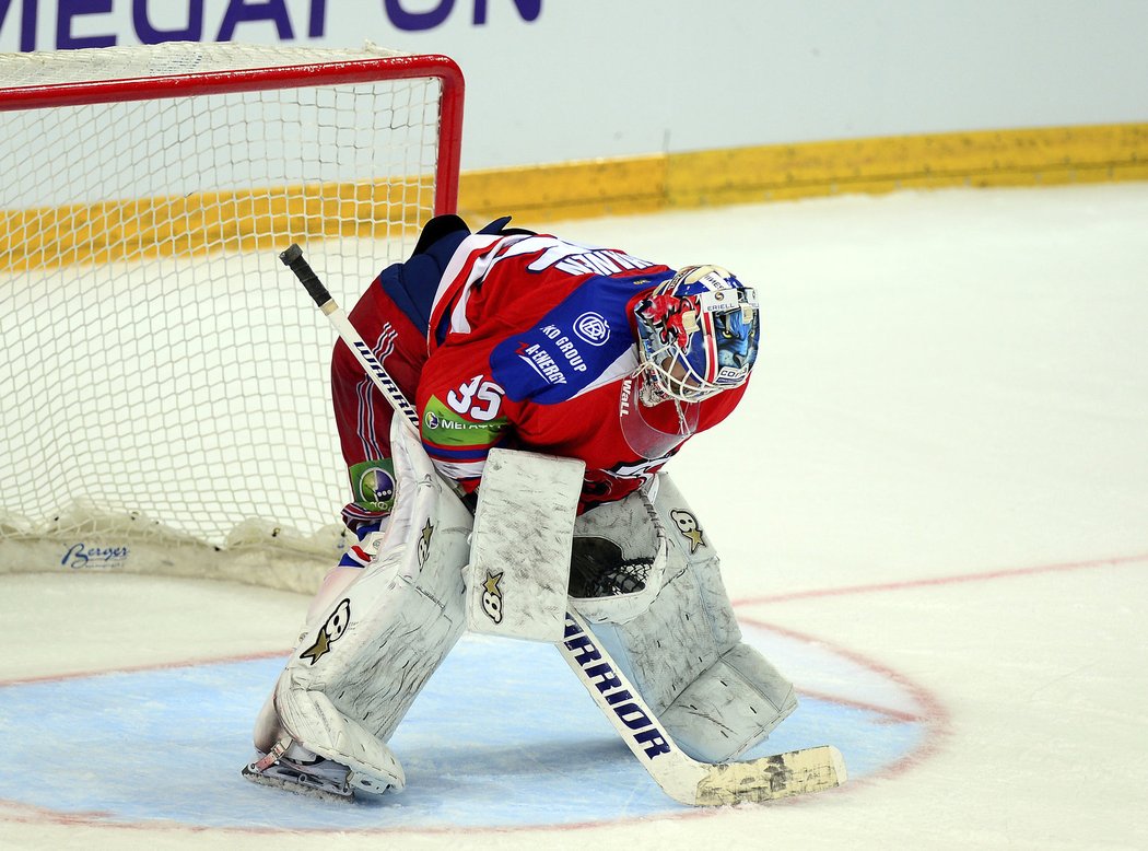 Pouze dvakrát kapituloval brankář Lva Praha Petri Vehanen ve třetím finále KHL proti Magnitogorsku