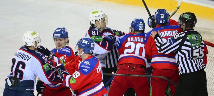 Atmosféra v zápase Lva s Novosibirskem byla napjatá