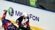 Duel KHL mezi pražským Lvem a Slovanem Bratislava byl hodně vyhecováný