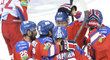 Hokejisté Lva se radují z historického úspěchu, postupu do finále KHL