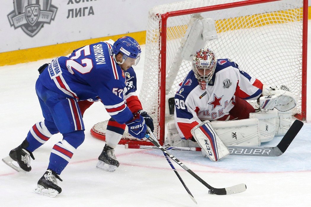 Petrohrad zdolal CSKA Moskva 4:2, ve druhé třetině rozhodl Ilja Kovalčuk