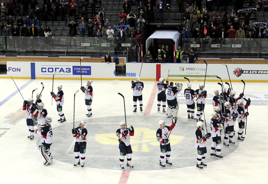 Dobré časy skončily. Hokejový Slovan se topí v bídě a KHL dohraje s 19 hokejisty.