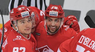 Hanzl v KHL popáté skóroval, Spartak ale na výhru nedosáhl