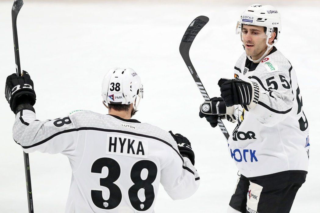 Tomáš Hyka hraje v KHL ve skvělé formě