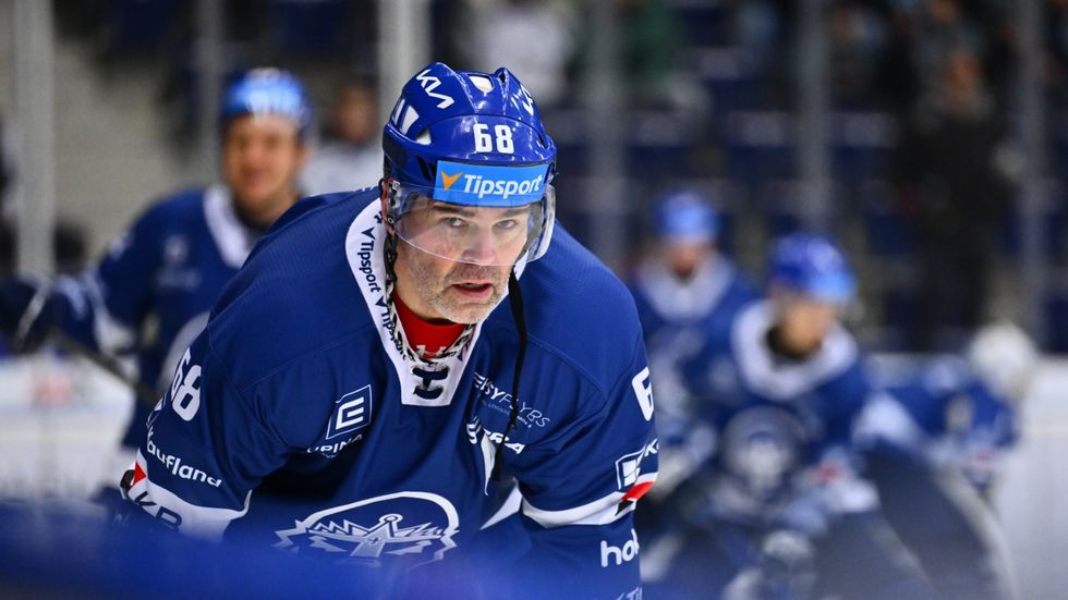 Kladenský Jaromír Jágr před zápasem proti Liberci