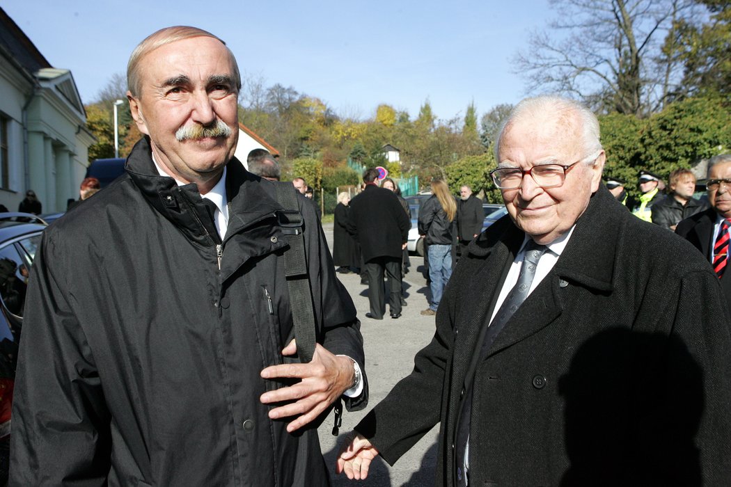 Jiří Holeček (vlevo) a Karel Gut