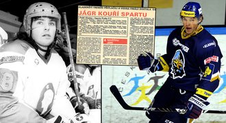 Už zase kouřil Spartu! Jágr zopakoval svůj hattrick z roku 1990