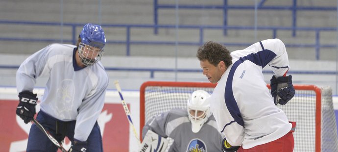 Jaromír Jágr se vrhl v Kladně na led hned po svém návratu z Las Vegas