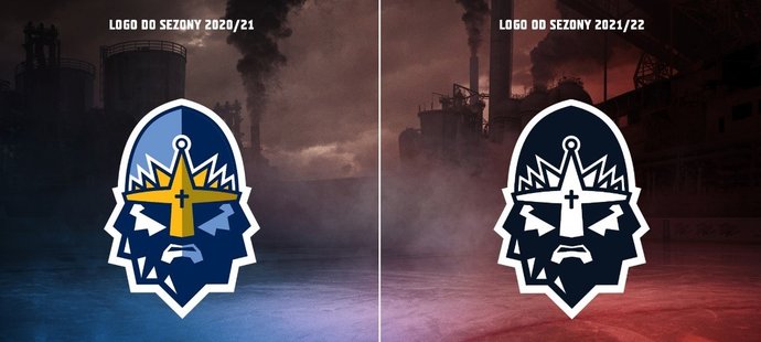 Logo hokejistů Kladna projde od nové sezony změnou. Prvky světle modré a zlaté barvy vystřídá dominantní tmavě modrá a bílá