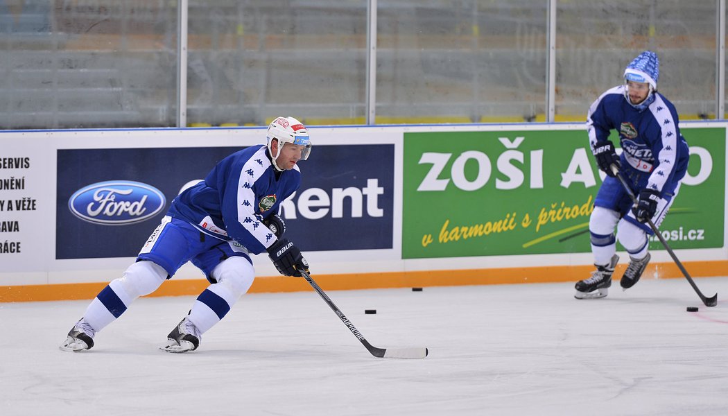 Petr Ton na tréninku Komety Brno