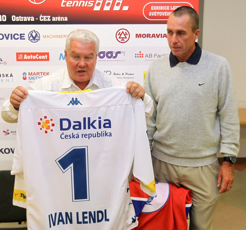 Ivan Lendl s Františkem Černíkem.