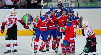 Hokejisté Lva vyhráli v KHL nad Čeljabinskem díky uragánu v závěru