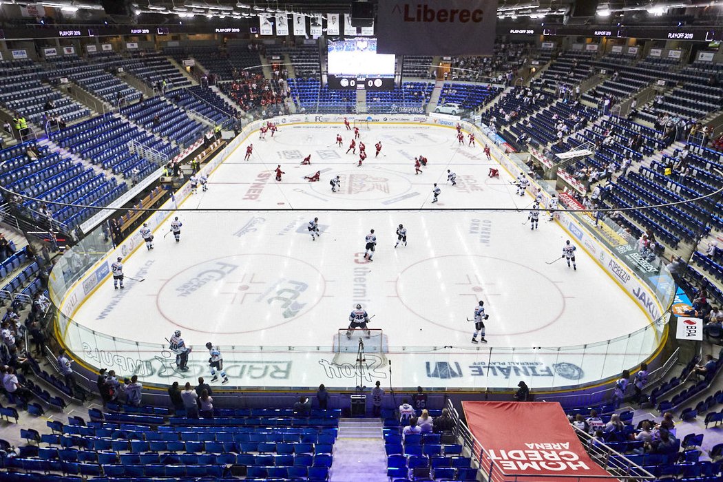 Liberec řeší potíže s penězi, SportPark, jehož součástí je i Home Credit Arena, má vypovězený úvěr (ilustrační foto)