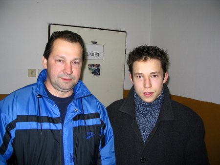 Libor Dolana se synem Tomášem v roce 2005
