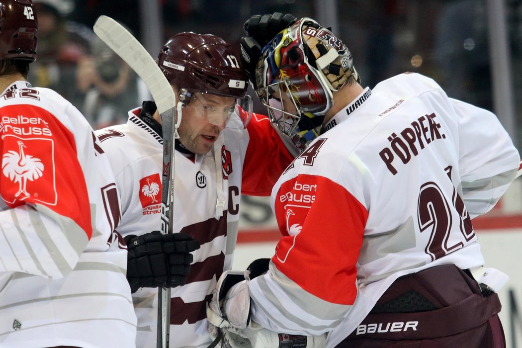 Jaroslav Hlinka a Tomáš Pöpperle. Dvě ústřední postavy remízy 1:1