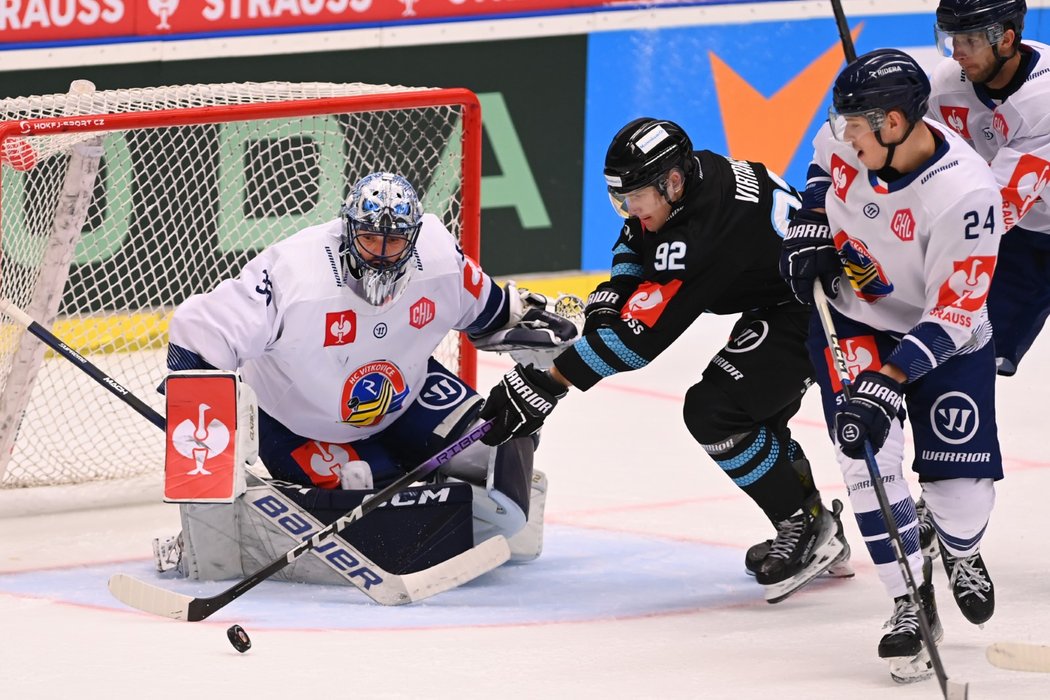 Vítkovicím k postupu do čtvrtfinále Ligy mistrů stačila domácí remíza 1:1 s Pelicans Lahti