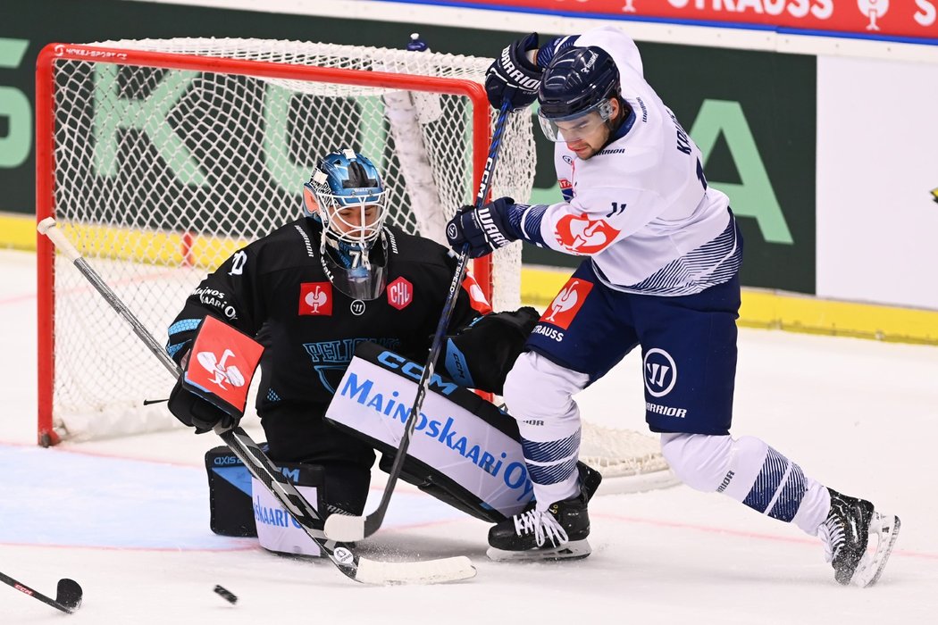 Vítkovicím k postupu do čtvrtfinále Ligy mistrů stačila domácí remíza 1:1 s Pelicans Lahti
