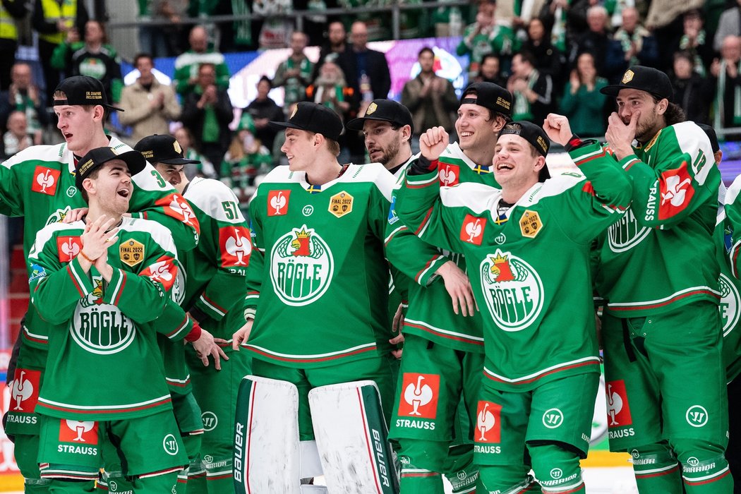 Hokejisté švédského Rögle ovládli finále Ligy mistrů ve svém premiérovém ročníku