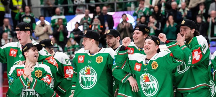 Hokejisté švédského Rögle ovládli finále Ligy mistrů ve svém premiérovém ročníku