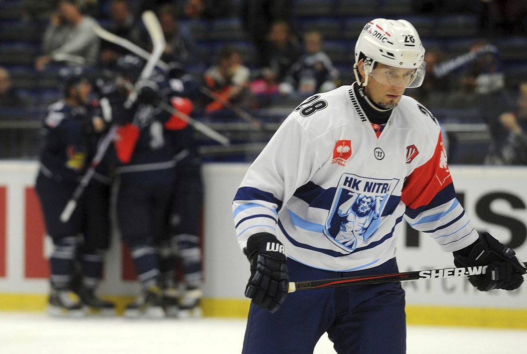 Juraj Štefanka si návrat do Vítkovic představoval jinak. Nitra v Ostravě prohrála v utkání play off CHL vysoko 0:7