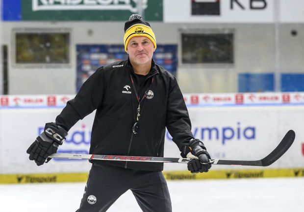Robert Reichel na litvínovském tréninku Robert Reichel na litvínovském tréninku