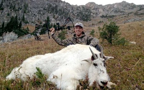 Booth zastřelil vzácnou kozu