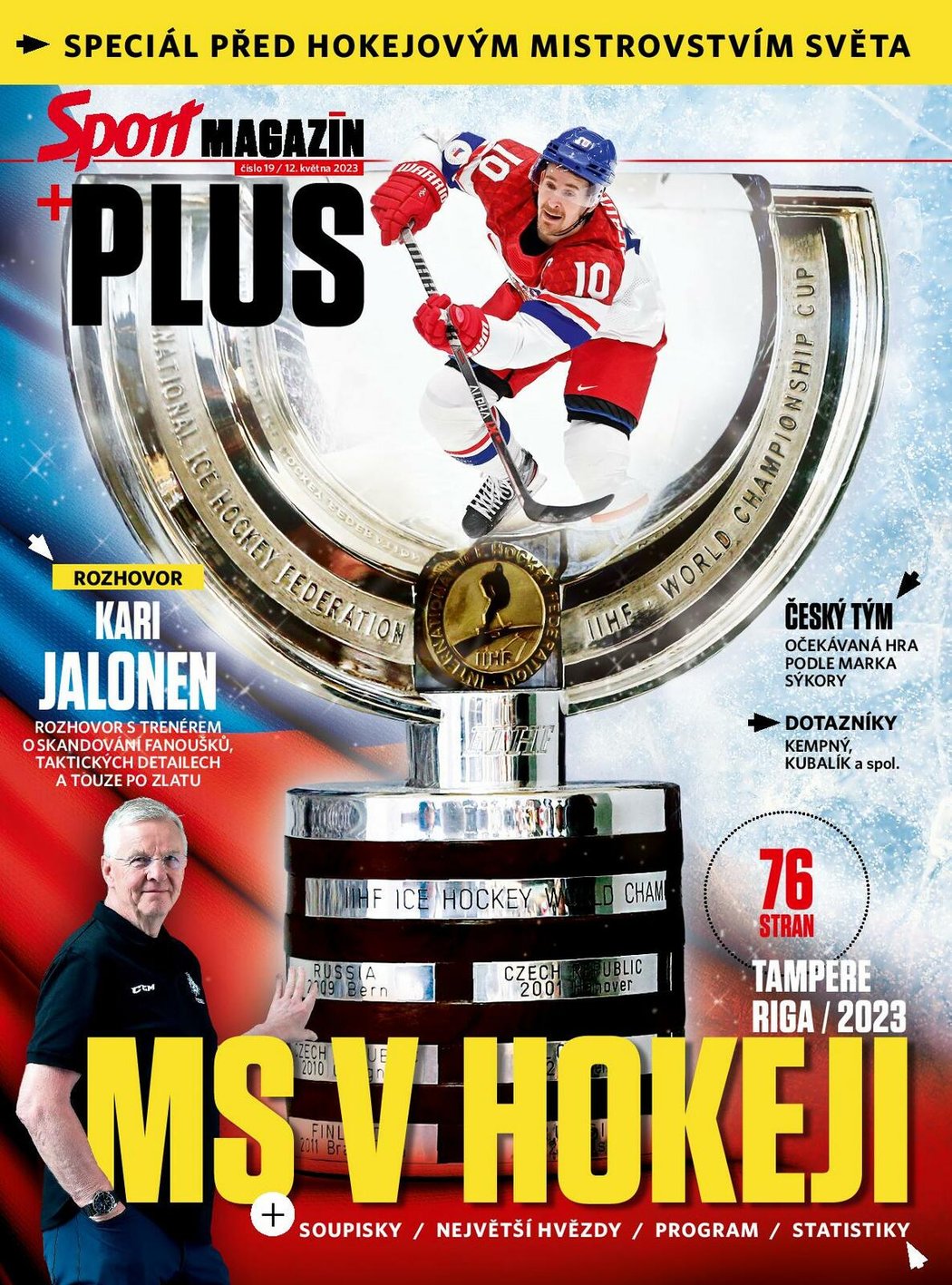 V pátek vychází speciální Sport magazín k MS v hokeji