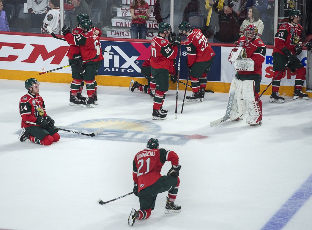 Zklamaní hráči Halifax Mooseheads