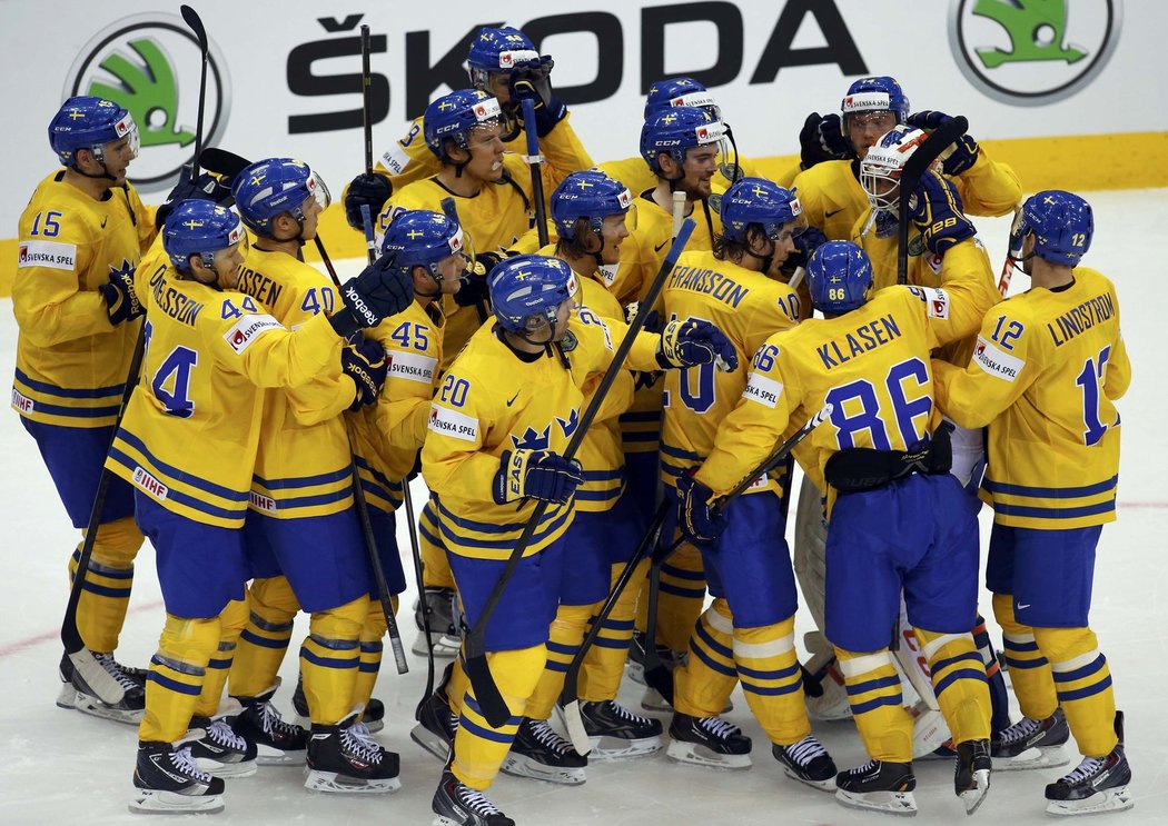 Ačkoliv prohrávali už 1:3, mohli nakonec hokejisté Švédska slavit výhru.