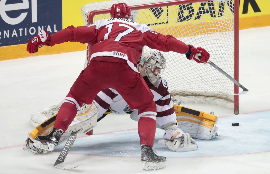 Nicklas Jensen rozhodl nájezdy proti Lotyšsku parádní kličkou