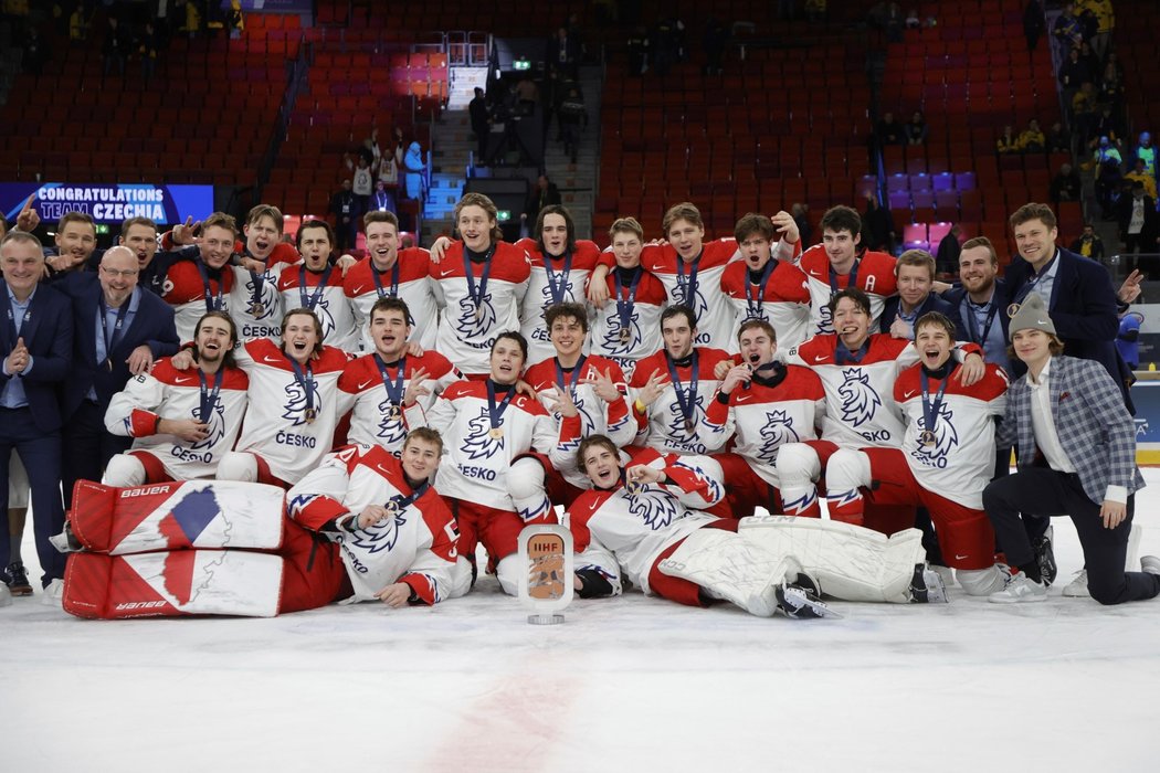 Český bronzový tým z MS juniorů 2024