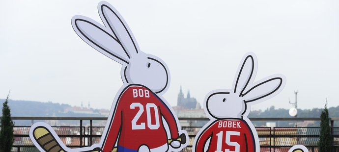 Maskoty příštího hokejového šampionátu budou Bob a Bobek.