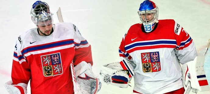 Měl by ve čtvrtfinále MS v hokeji v české brance stát Petr Mrázek, nebo Pavel Francouz?