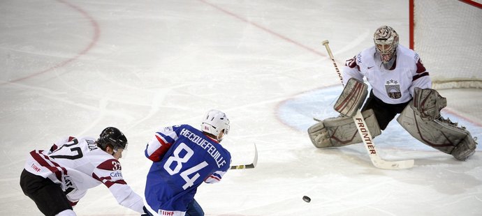 Hokejisté Francie prohráli na MS s Lotyšskem a zkomplikovali si boj o postup do čtvrtfinále