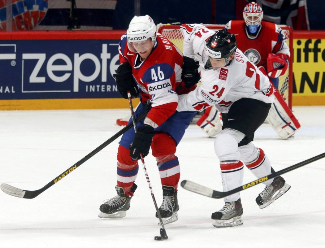 Hokejisté Norska nestačili na švýcarské soupeře a prohráli 1:3