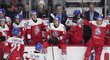 Česká lavička slaví vítězství nad Německem na MS hokejistů do 20 let